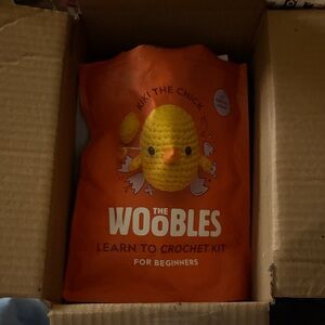 The Woobles Kiki the Chick Crochet Kit - Orange